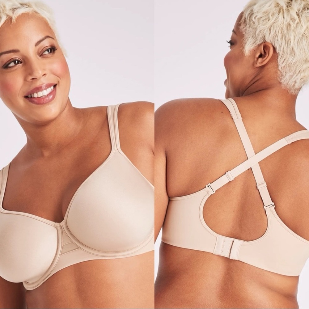 BALI One Smooth Ultra Light‎ Minimizer Underwire Bra Sz 40DD Style 3490 NWOT